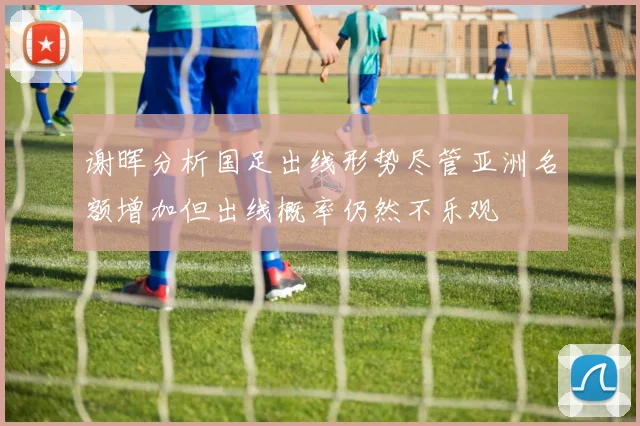 谢晖分析国足出线形势尽管亚洲名额增加但出线概率仍然不乐观